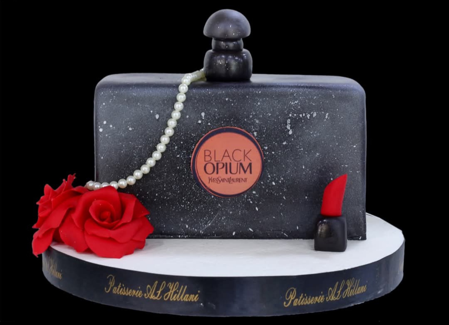 Black opiums birthday Cake